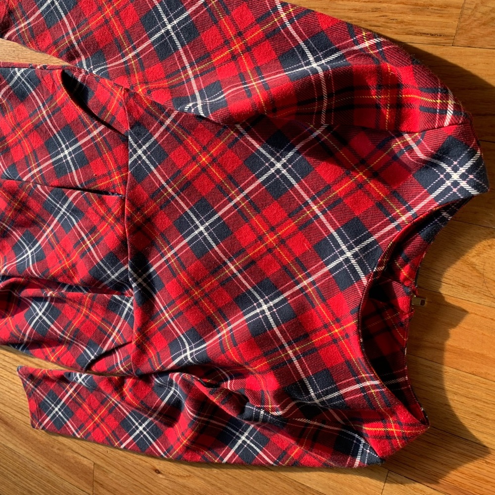 Long sleeves zippered dress